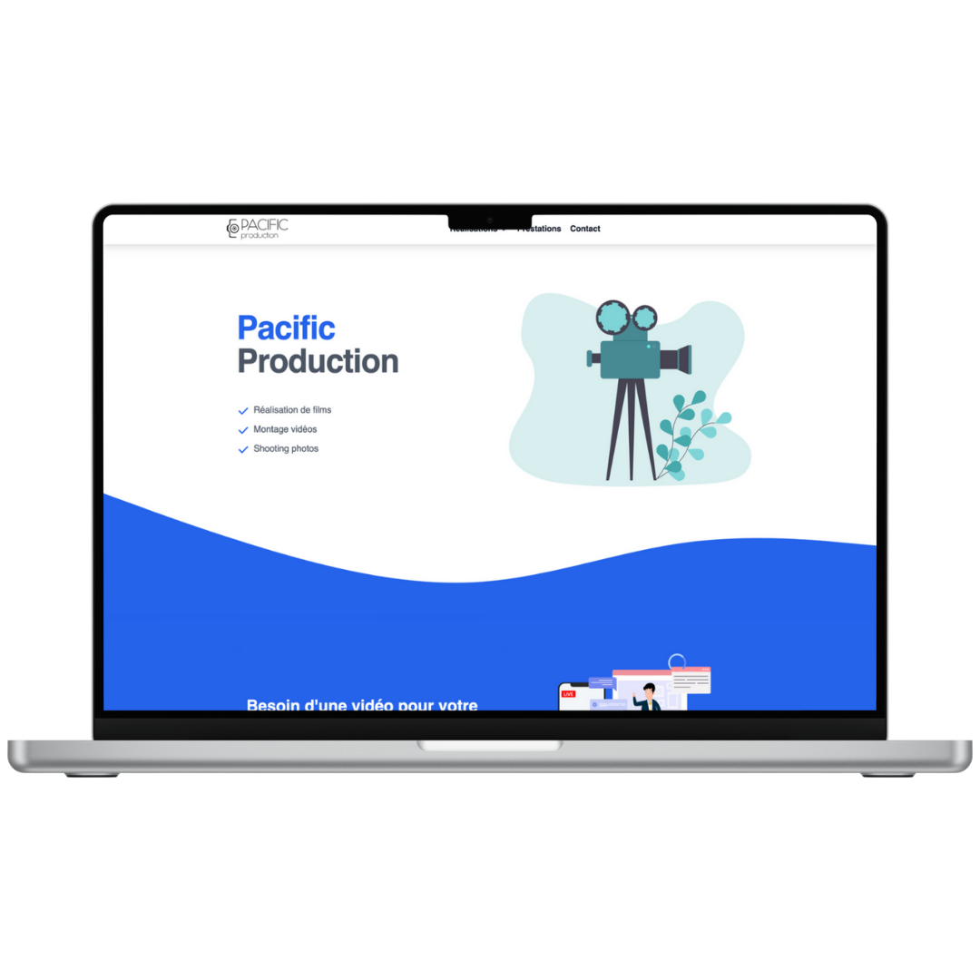 Site vitrine: Pacific production